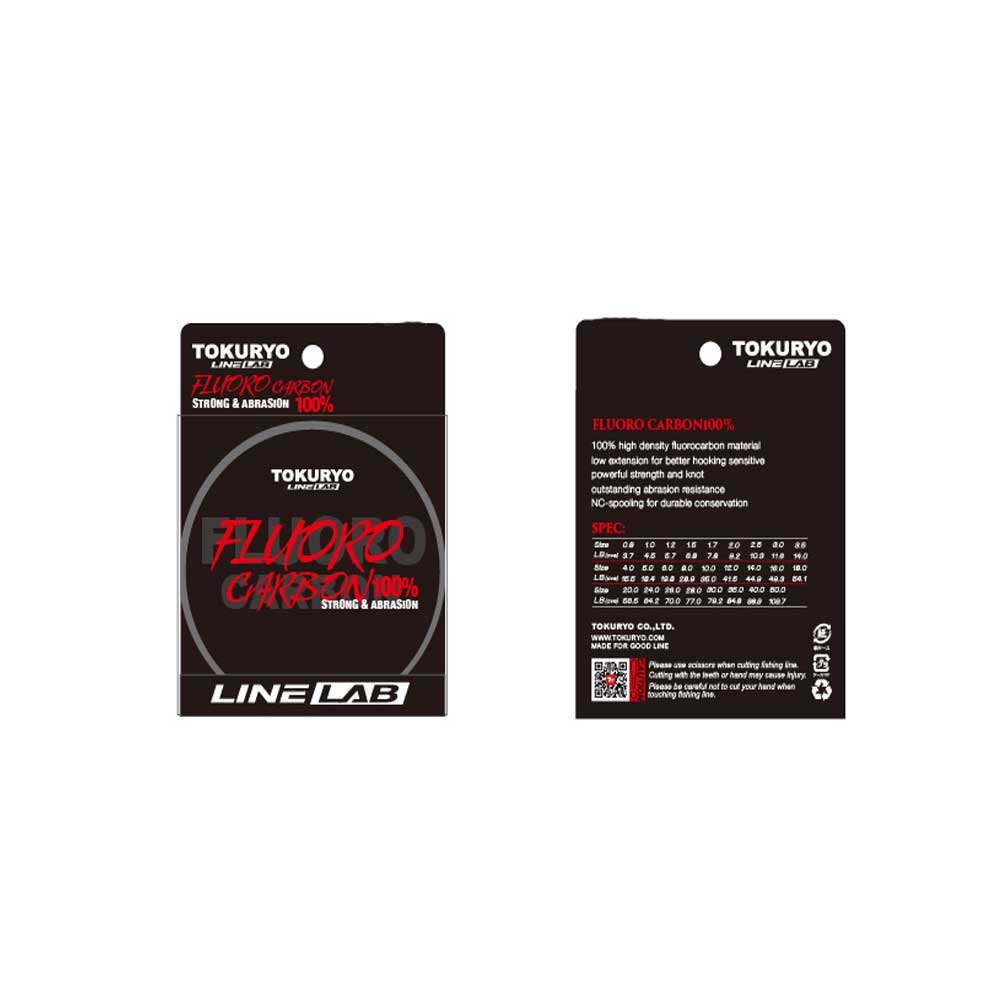 

Tokuryo 100% Fluorocarbon Leader, Clear