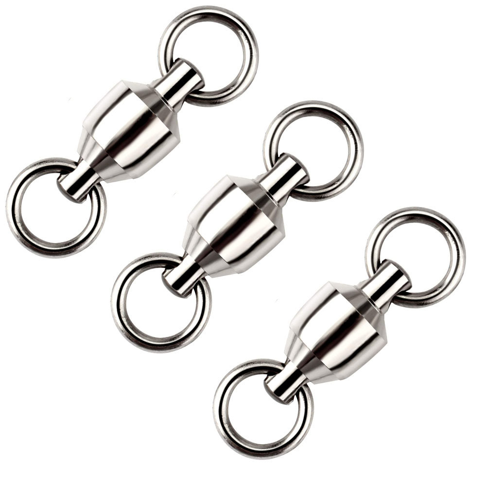 

NT Swivels Ball Bearing Swivel with 2 Welded Solid Rings - Pack of 4